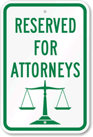 Reserved Attorneys Sign