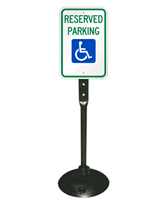 Reserved Parking Sign and Post Kit