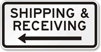 Shipping & Receiving (arrow left)