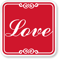 valentine's day, love, sign