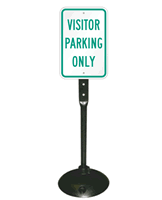 Visitor Parking Only Sign & Post Kit