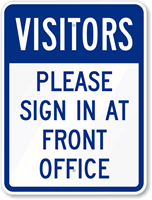 Visitors  Sign