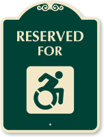 SignatureSign Reserved For with New Accessible Symbol