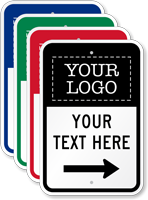 Add Your Logo And Text Custom Parking Sign
