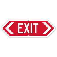 Bi-Directional Exit Sign