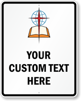 Custom Church Entrance Sign