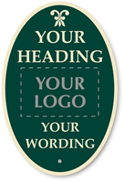 Design Palladio Sign, Add Heading, Logo And Motif