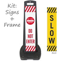 Do Not Enter Lotboss Portable Sign Kit
