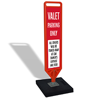 FlexPost Valet Parking Only Paddle Portable