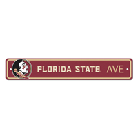 Florida State University FSU Secondary Logo Street Sign
