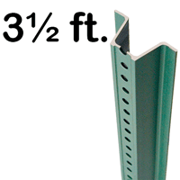 High Strength U-Channel Sign Post - 3' tall