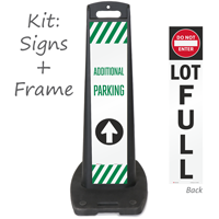LotBoss "Additional Parking" with Straight Ahead Arrow Portable Kit