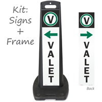 LotBoss "VALET" Sign Kit with Left and Right Arrow
