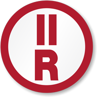 II R Roof Truss Sign Circular