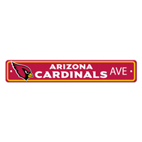 NFL Arizona Cardinals Cardinal Head Primary Logo Street Sign