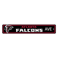 NFL Atlanta Falcons Falcon Primary Logo Street Sign