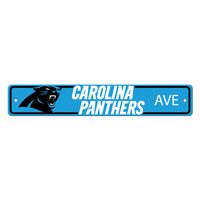 NFL Carolina Panthers Panther Head Primary Logo Street Sign