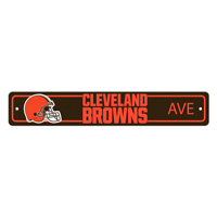 NFL Cleveland Browns Browns Helmet Primary Logo Street Sign