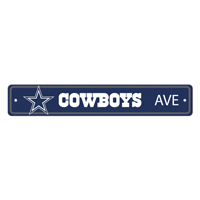 NFL Dallas Cowboys Star Primary Logo Street Sign