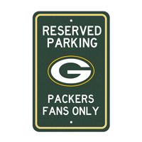 NFL Green Bay Packers Oval G Primary Logo Parking Sign