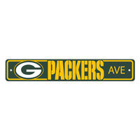 NFL Green Bay Packers Oval G Primary Logo Street Sign