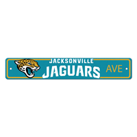 NFL Jacksonville Jaguars Jaguar Head Primary Logo Street Sign