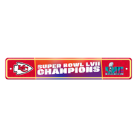 NFL Kansas City Chiefs Super Bowl LVII Street Sign