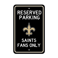 NFL New Orleans Saints Fleur De Lis Primary Logo Parking Sign