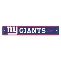 NFL New York Giants NY Primary Logo Street Sign