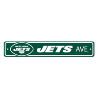 NFL New York Jets Oval Jets Primary Logo Street Sign