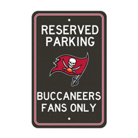NFL Tampa Bay Buccaneers Pirate Flag Primary Logo Parking Sign