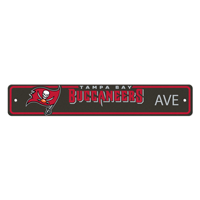 NFL Tampa Bay Buccaneers Pirate Flag Primary Logo Street Sign