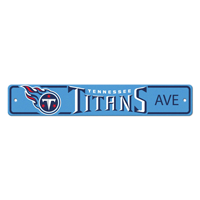 NFL Tennessee Titans Flaming T Primary Logo Street Sign