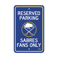 NHL Buffalo Sabres Round Buffalo And Sabres Primary Logo Parking Sign