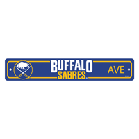 NHL Buffalo Sabres Round Buffalo And Sabres Primary Logo Street Sign