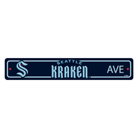 NHL Seattle Kraken S Primary Logo Street Sign