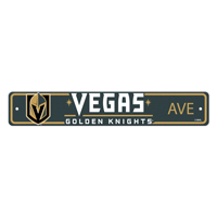 NHL Vegas Golden Knights Knight Shield Primary Logo Street Sign