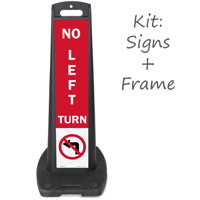 No Left/Right Turn with Arrow Portable Kit