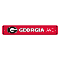 University Of Georgia G Primary Logo Street Sign