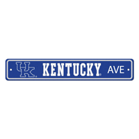 University Of Kentucky UK Primary Logo Street Sign