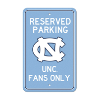 University Of North Carolina At Chapel Hill NC Primary Logo Parking Sign