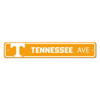 University Of Tennessee T Primary Logo Street Sign