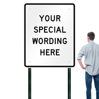 48" x 60"   Customizable Vertical Sign Template