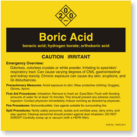 ANSI Chemical Label