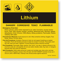 ANSI Chemical Label