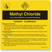 ANSI Chemical Label