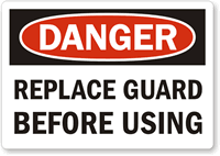 Danger  Label