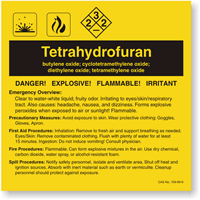 ANSI Chemical Label
