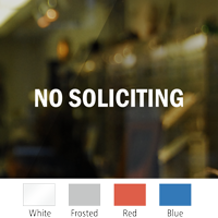 No Soliciting