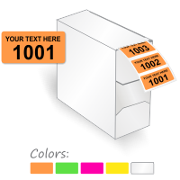 Personalized Consecutive Numbering Label, Add Text